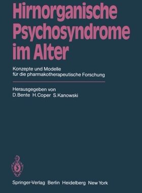 【预订】Hirnorganische Psychosyndrome Im Alt...