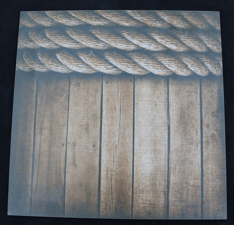 做旧木纹砖600600复古老船木地砖仿古砖草绳子瓷砖个性咖啡厅餐厅