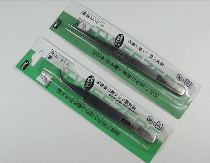 diy文玩手工尖嘴直头小镊子