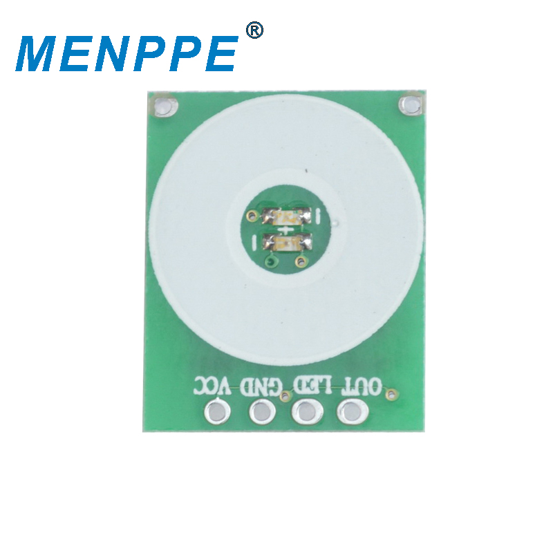 触摸开关按键模块3V带双LED3.3V到5V电容触摸电容感应开关回复位