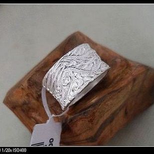 泰银手工银纯925 银凤凰牡丹好运戒指15-19#吊坠网聚特色特价直销