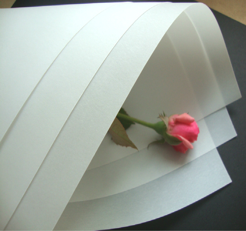 a4硫酸纸大尺寸描图纸半透明纸隔页纸扉页纸白色牛油纸描图纸练字