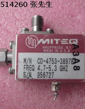 MITEQ CD-4753-38978 4.7-5.3GHz 20dB SMA 双向耦合器 带检波器