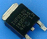 原装IRFR120N FR120N 9.4A/100V N沟道 MOS场效应管 TO-252