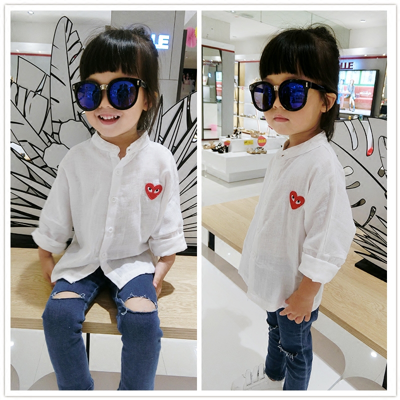 Chemise enfant à manche longue - Ref 2083050 Image 1