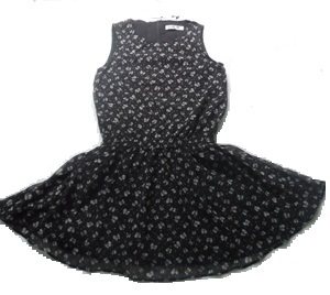 JOJO正品女童 夏款 韩版瘦款连衣裙时尚碎花雪纺背心裙特价