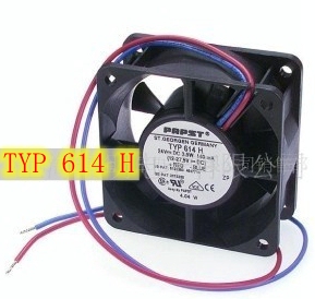 原装正品 ebmpapst TYP 614H DC24V 3.5W 140mA 高端变频器风扇