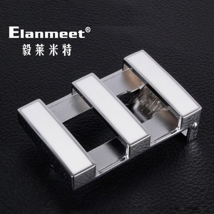 Elanmeet男皮带扣锌合金扣腰带扣正装裤带扣3色可选配件3.5cm