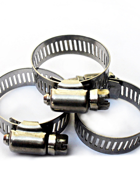 不锈钢卡箍喉箍抱箍强力管卡美式全钢管夹管箍管束