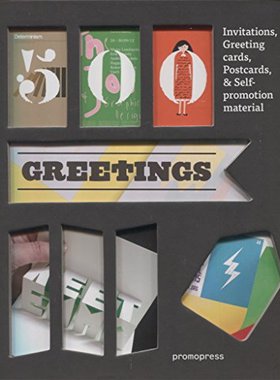 【预订】500 Greetings: Invitations, Postcard...