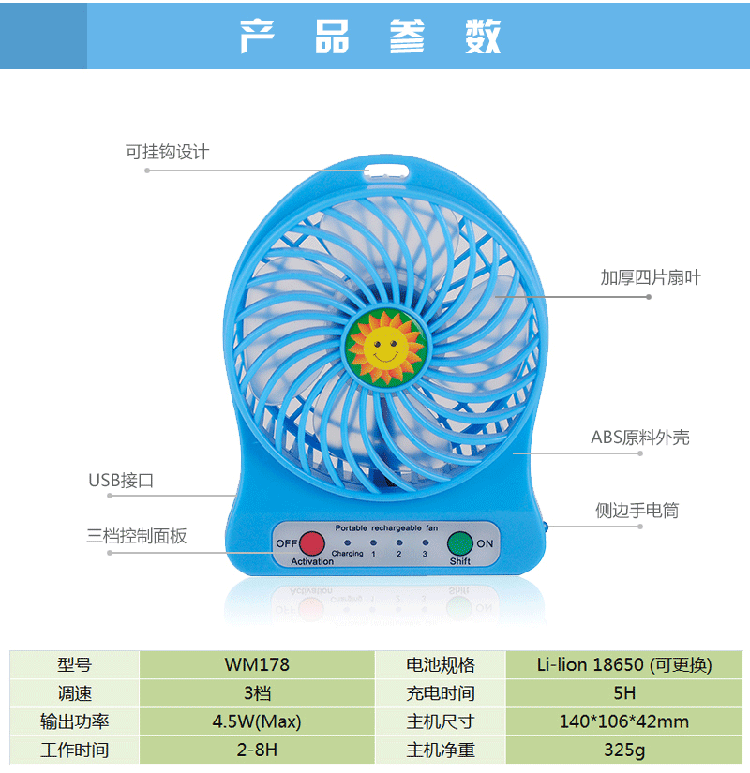 Ventilateur USB - Ref 401913 Image 1