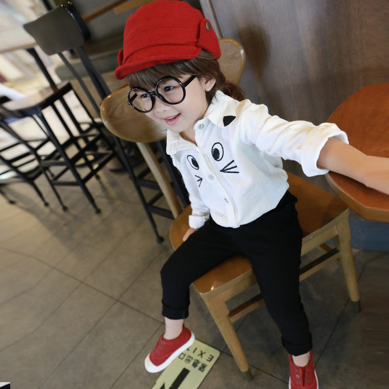 Chemise fille à manche longue - Ref 2086834 Image 3