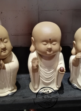 陶瓷摆件石湾公仔酒柜礼物小佛像