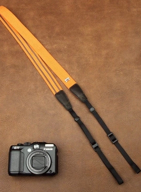 cam-in防滑单反数码照相机背带 微单摄影肩带通用 橙色CAM1232A