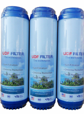 10寸UDF  FILTER颗粒活性炭滤芯净水器/节能饮水机过滤芯通用碳芯