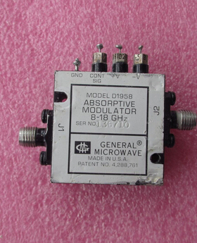 GM进口 D1958 8-18GHz SMA ABSORPTIVE MODULATOR 射频吸收调制器