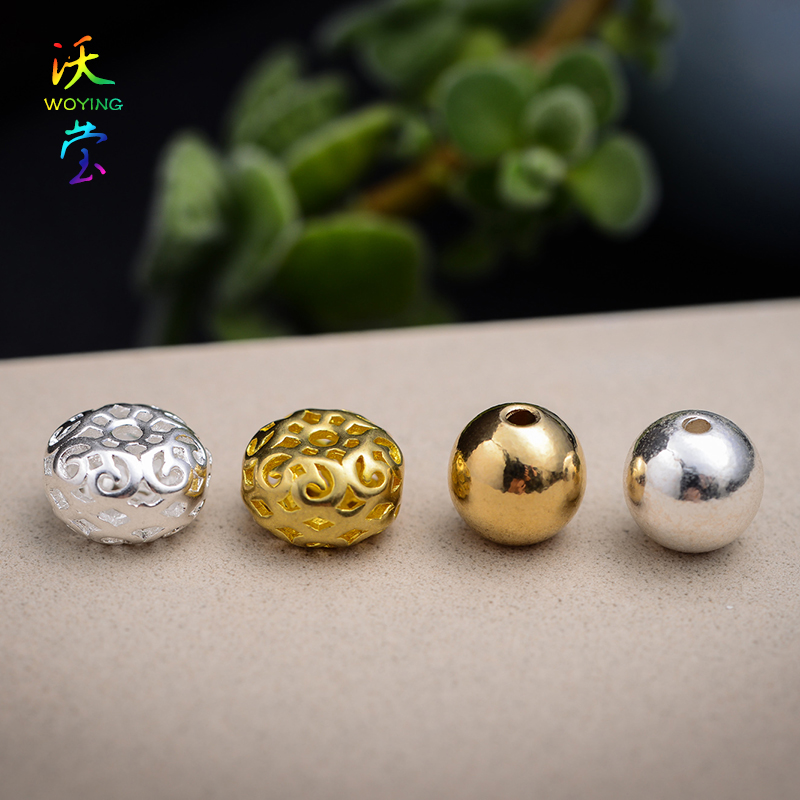 diy黄铜镂空金刚星月菩提弟子珠