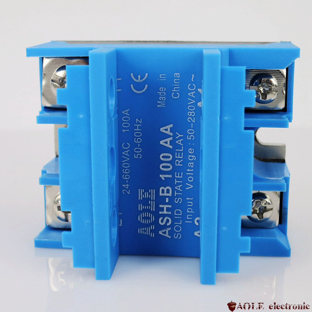 厂家直销促销ash-b100aa单相ssr固态继电器ssr/ac-ac防护型600v