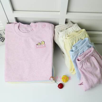 莱特熊纯棉内衣男女童秋冬保暖婴幼儿棉毛衫宝宝居家服秋衣裤套装