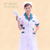 医生白大褂口腔药房工作服HSX 护姿姣 护士服夏短袖 修身 057 包邮