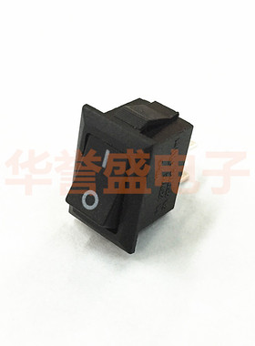 台湾HONGJU 进口船型 MR-2B-110-C5N-BB 迷你翘板开关 2脚2档