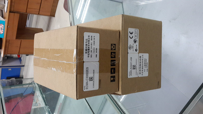 全新台达200W伺服驱动器ASD-0221-AB+伺服电机ECMA-C30602ES