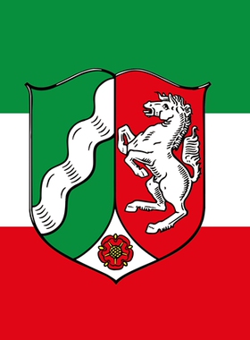 德国 北莱茵 威斯特法伦州州旗 90 X 150 CM 3 X 5 FT