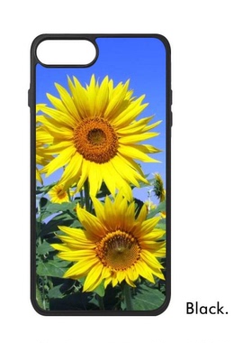 适用于iPhone向日葵黄色蓝色天空Xr手机壳max保护套678plus硅胶11