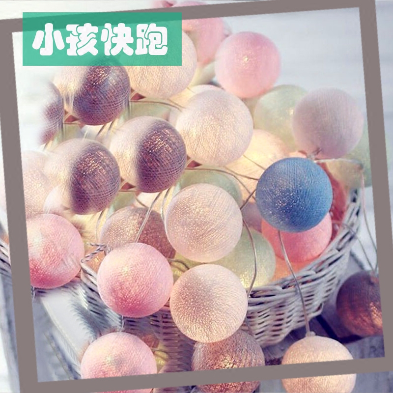 小彩灯闪灯串灯墙上儿童房ledins图片