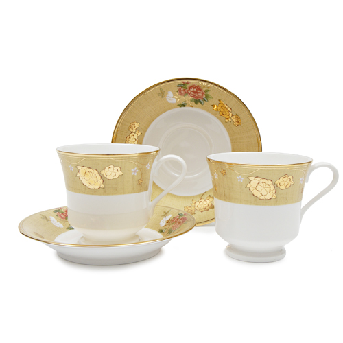 马克杯子韩国咖啡杯碟套装家用情侣杯骨瓷红茶杯进口杏南陶瓷创意