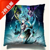 订制方枕图11 初音唯美可爱萌图抱枕 动漫周边抱枕 卡通靠枕靠垫