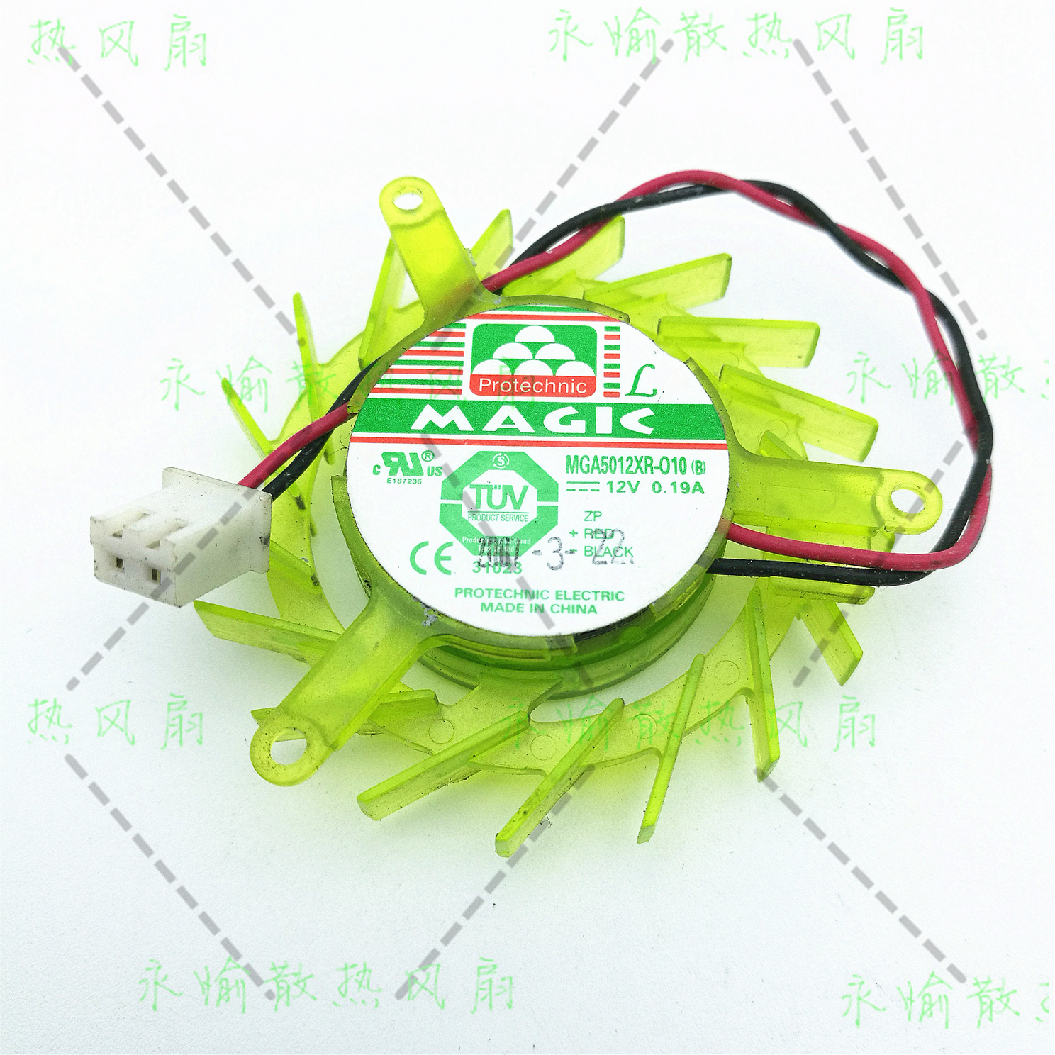 全新MAGIC MGA5012XR-O10 12V 0.19A 4.5CM 孔距3.9CM 显卡风扇