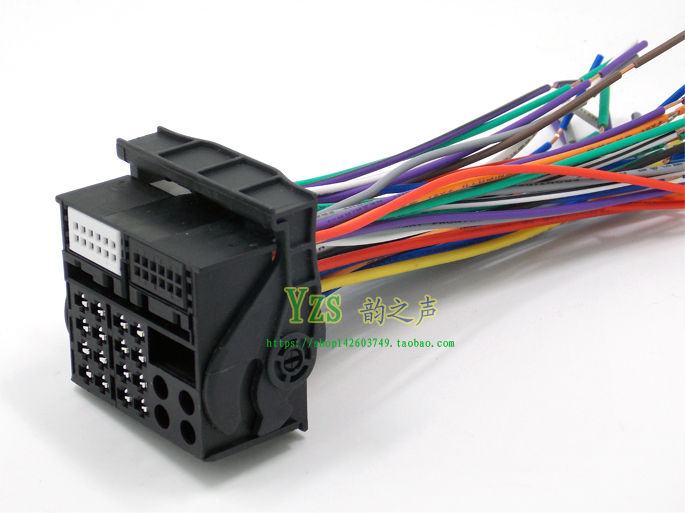 大众速腾新迈腾领驭RCD300RCD510CD机尾线USB转换线 途观收音天线