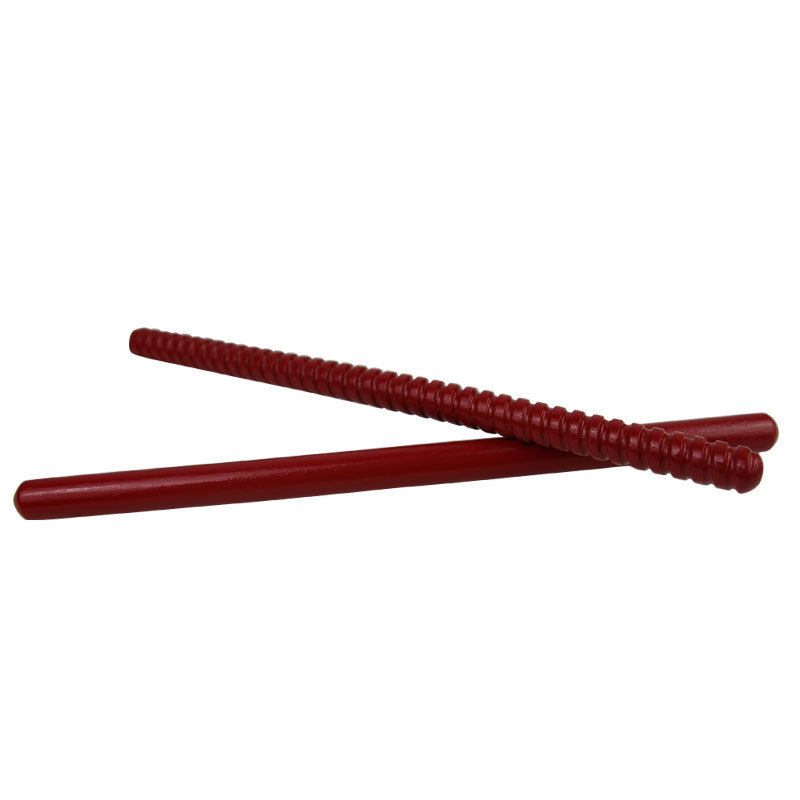 奥尔夫天地精品奥尔夫红色螺纹节奏棒红色螺纹木质旋棒节奏棒响棒