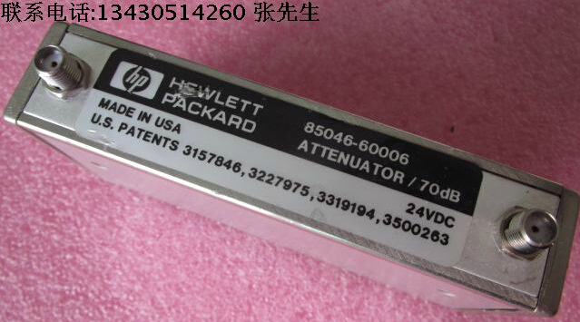 85046-60006 Agilent 4GHz 70dB 10dB步进 24V 程控电控衰减器