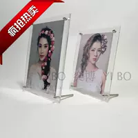 Ưu đãi đặc biệt khung ảnh acrylic pha lê bộ 10 inch A3A4 giấy phép kinh doanh khung quảng cáo khung hình móng tay quảng cáo - Kính kính trẻ em