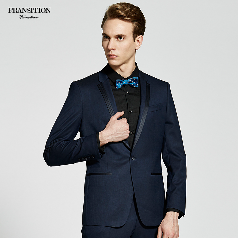 Costume homme FRANSITION en laine pour printemps - Ref 1574185 Image 1