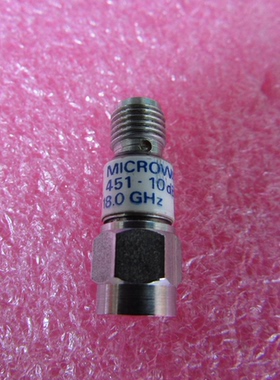Midwest 451-10dB 10dB DC-18GHz 2W SMA RF同轴固定衰减器