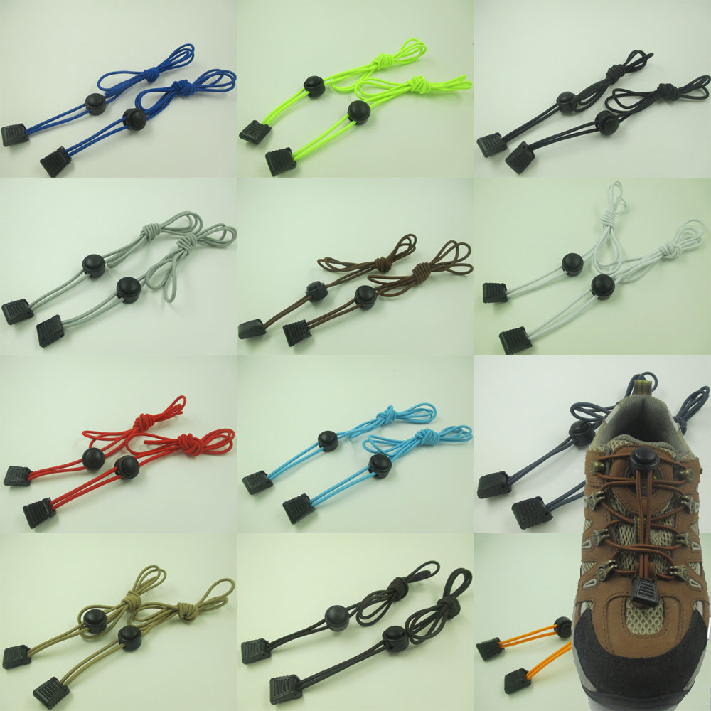 三双包邮新款懒人鞋带成人儿童免系鞋带溯溪鞋带快穿鞋带安全鞋带