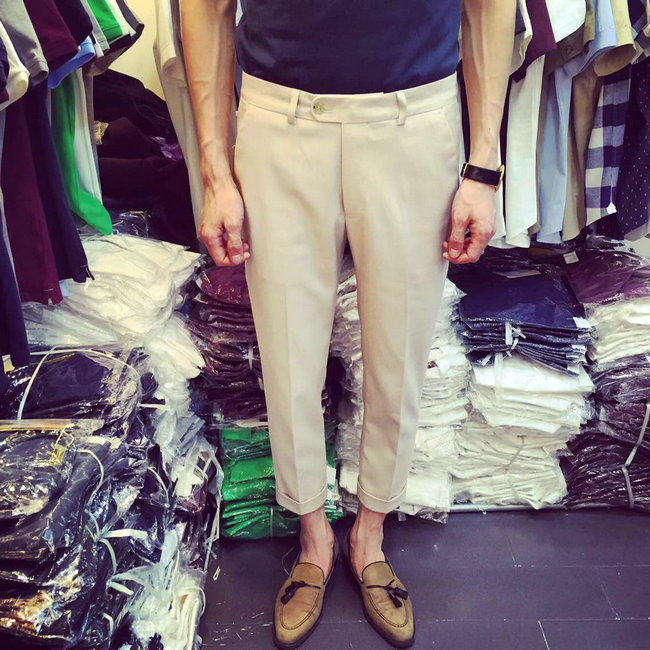 Pantalon droit pour jeunesse pour printemps - Ref 1471653 Image 1