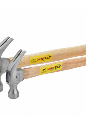 Wately威特力 木柄羊角锤 羊角铁锤 榔头 家用铁锤 小锤子 起钉锤