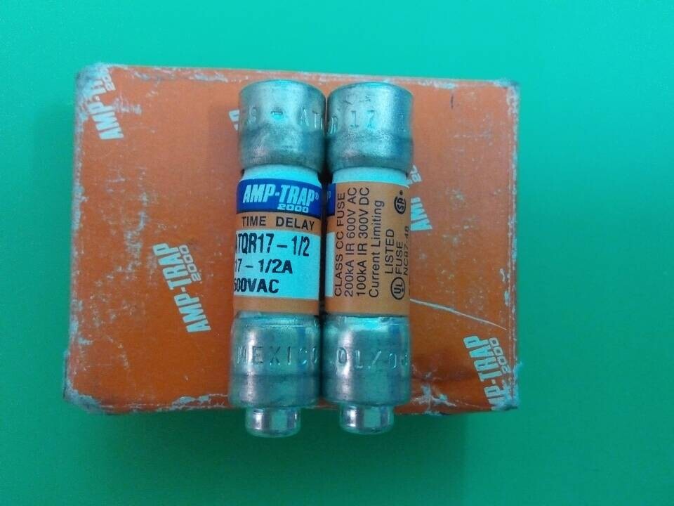 ATQR 17 1/2 AMP TRAP法雷10X38陶瓷延时熔断器保险丝 17.5A正品
