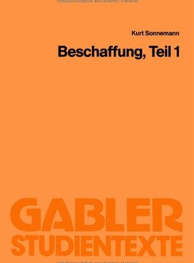 【预售】Beschaffung, Teil 1