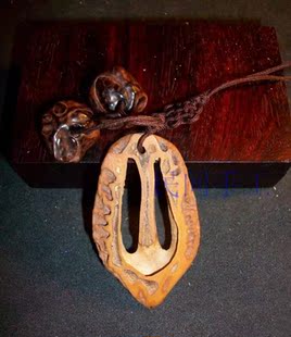 核桃挂件定做  菩提子项链/小鬼脸/橄榄核雕/紫檀