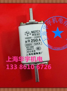 NGTC1  RS32 方管刀形触头熔断体快速熔断器 250A  保险丝