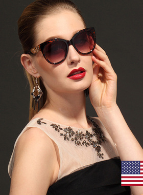 墨镜欧洲站镂空雕花开车太阳眼镜