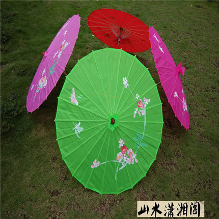 跳舞伞舞蹈伞工艺伞油纸伞装饰伞古典花伞绸布伞大号演出道具