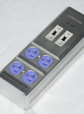 COW KING TP-204独立空气开关控制 音响电源 4位排插