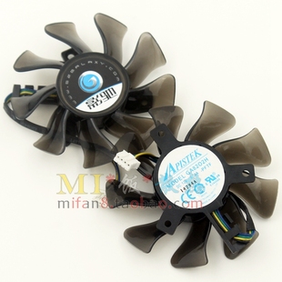 智能温控显卡风扇 影驰GTX750Ti 威五 GTX560 GA82O2H DARBEE