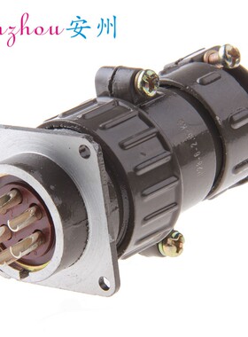 P28 6芯 25A 航空插头 连接器 P28-6-2.5-KQ  P28-6-2.5-JQ